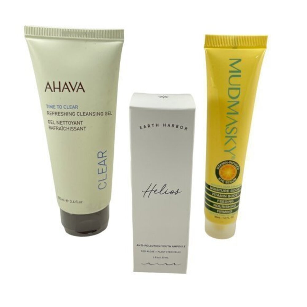 Mudmasky Earth Harbor, Ahava Beauty Bundle New